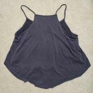 silence + noise Women's Navy Blue Crop Strappy Tank, Size Small